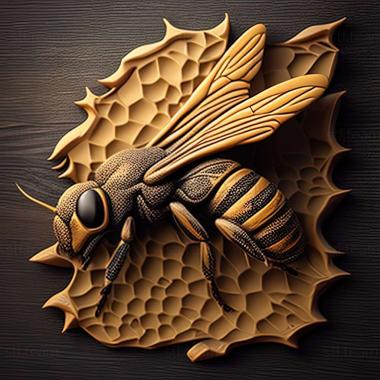 3D модель Vespula flaviceps (STL)